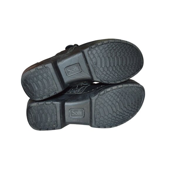 SOFFT Cadee Women's Black Leather Clog Shoes Slip Resistant Womens Size 9 Witchy - Picture 6 of 8